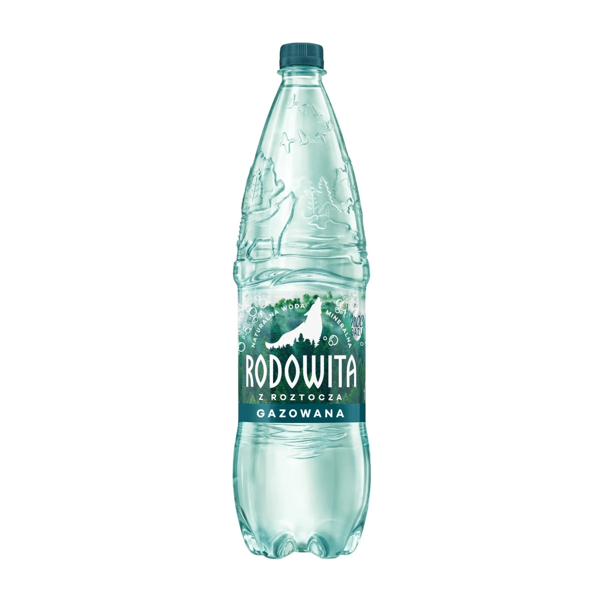 Woda mineralna gazowana 1,5l, Rodowita z Roztocza