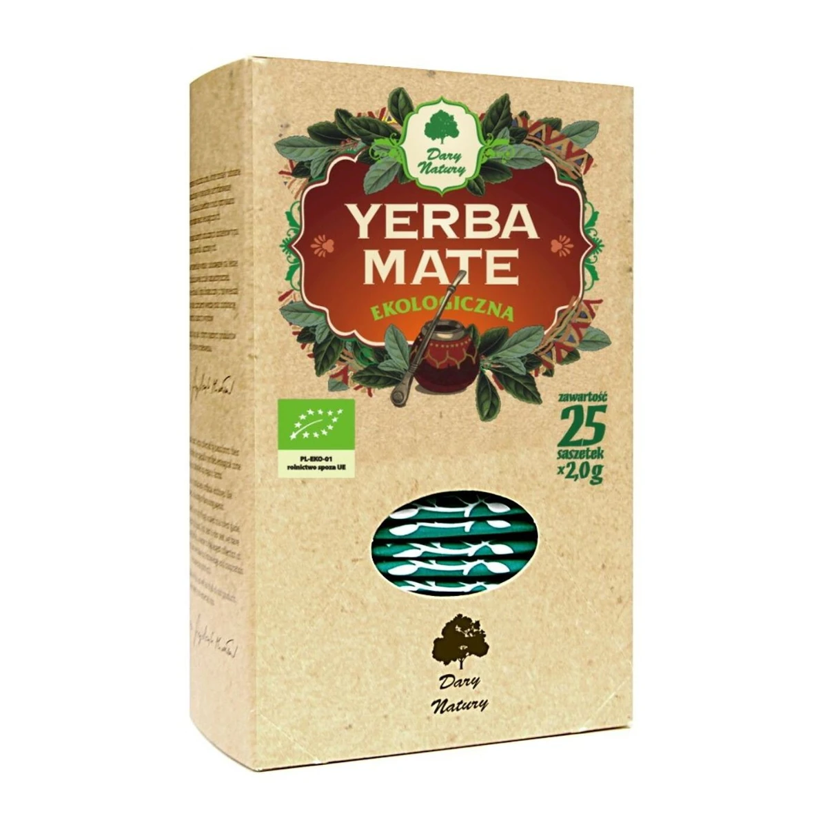 Yerba mate Bio, saszetki, Dary Natury