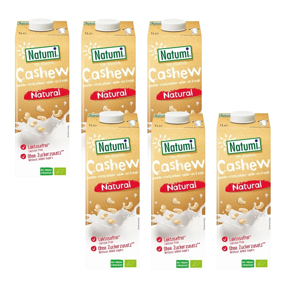 Zestaw napojów: z orzechów nerkowca bez cukru BIO