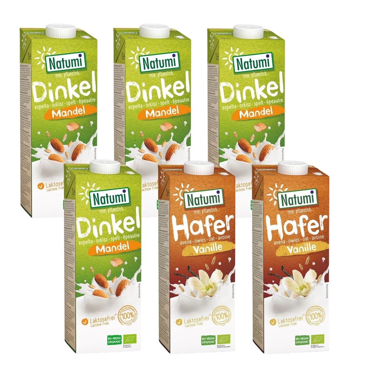 Zestaw napojów: orkiszowo-migdałowy, owsiano-waniliowy 