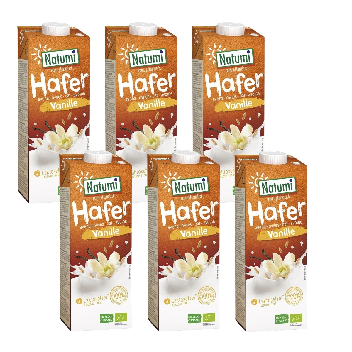 Zestaw napojów: owsiano-waniliowy bez dodatku cukrów BIO