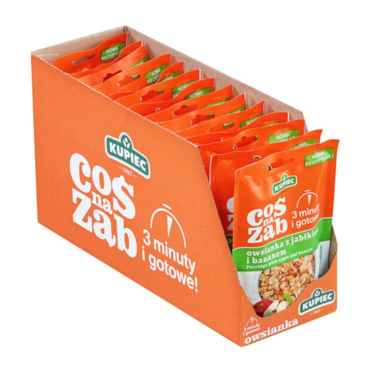 Zestaw 14 szt. owsianka z jabłkiem i bananem, Kupiec
