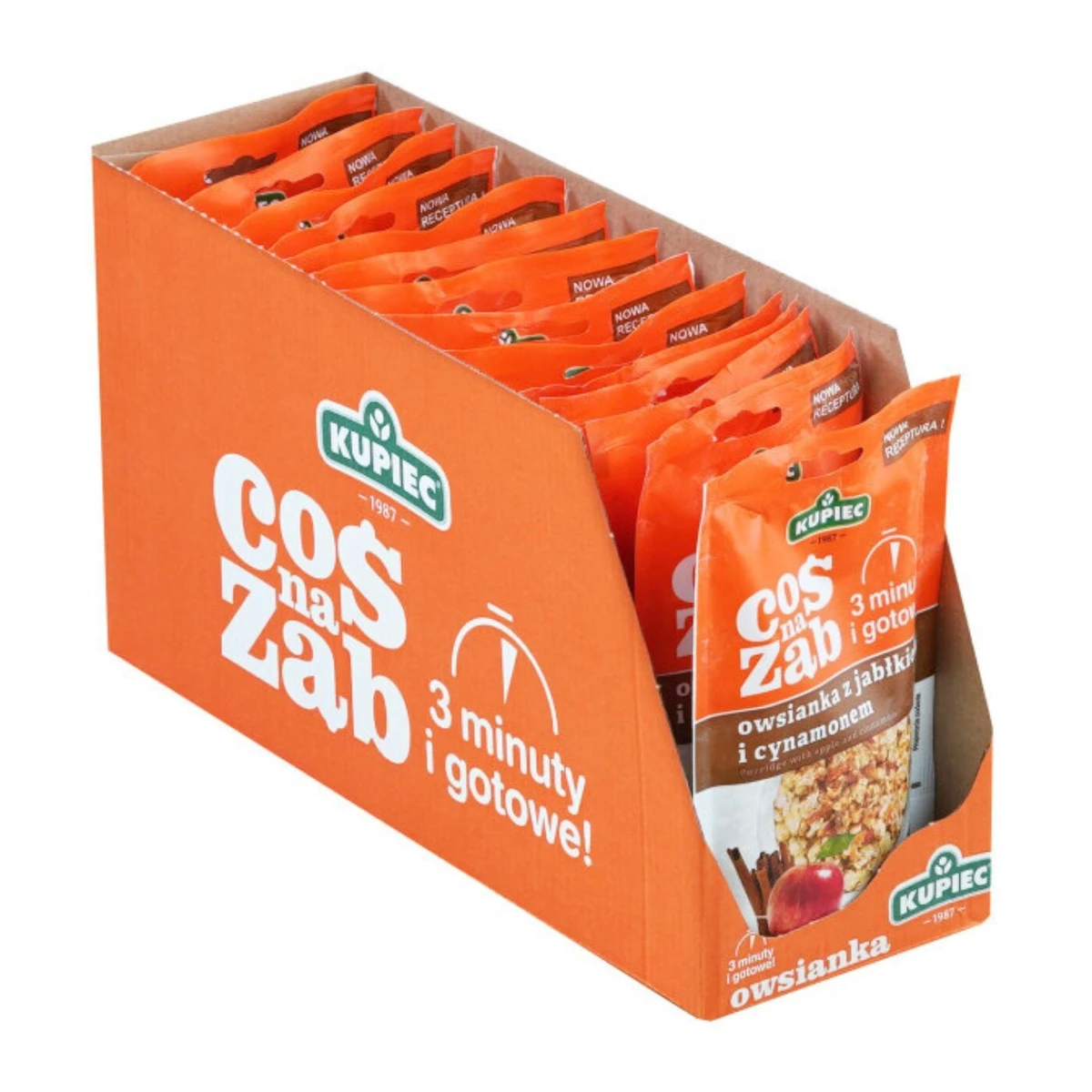 Zestaw 14 szt. owsianka z jabłkiem i cynamonem, Kupiec