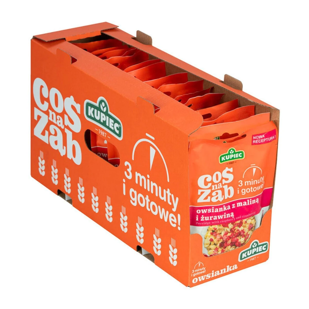 Zestaw 14 szt. owsianka z maliną i żurawiną, Kupiec