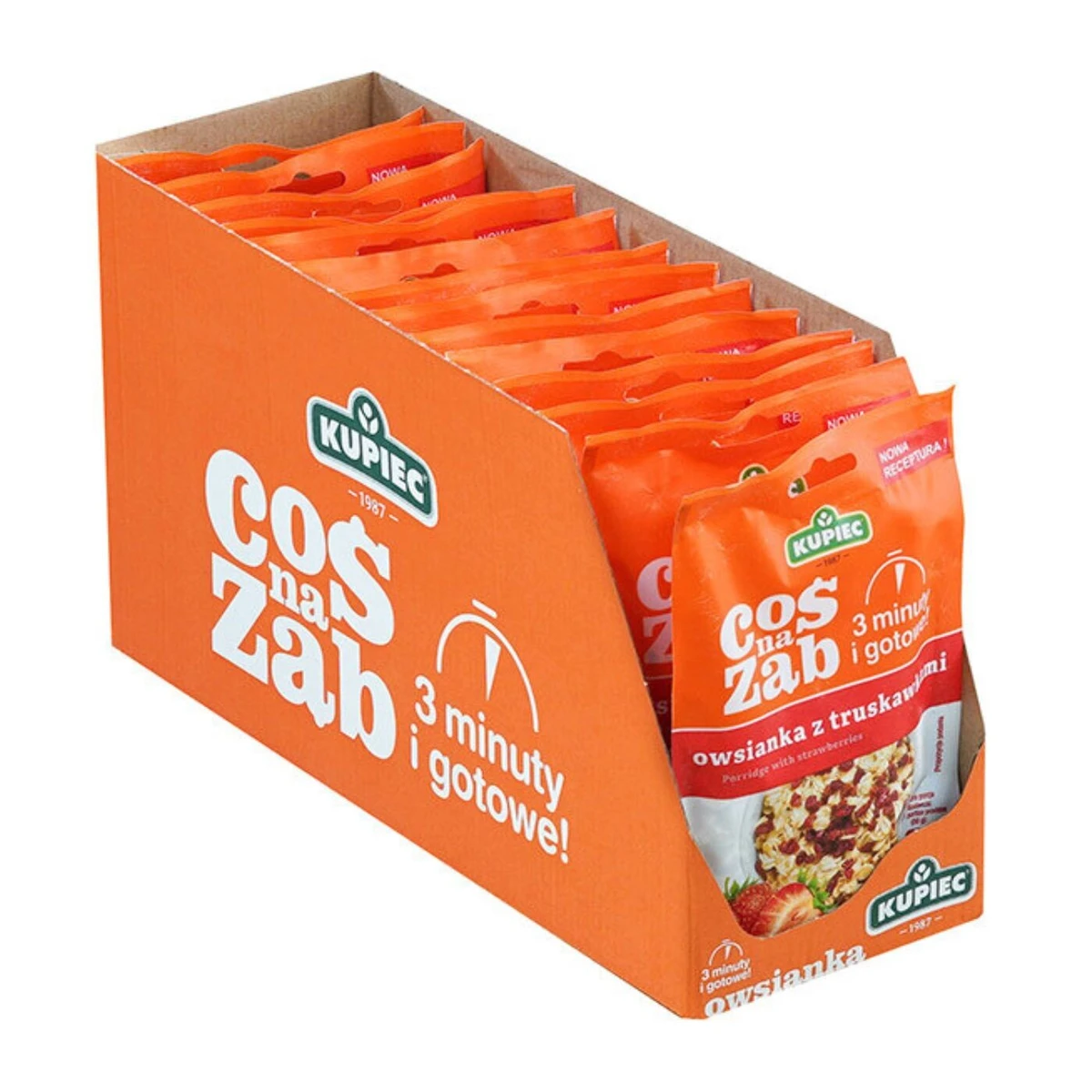 Zestaw 14 szt. owsianka z truskawkami, Kupiec