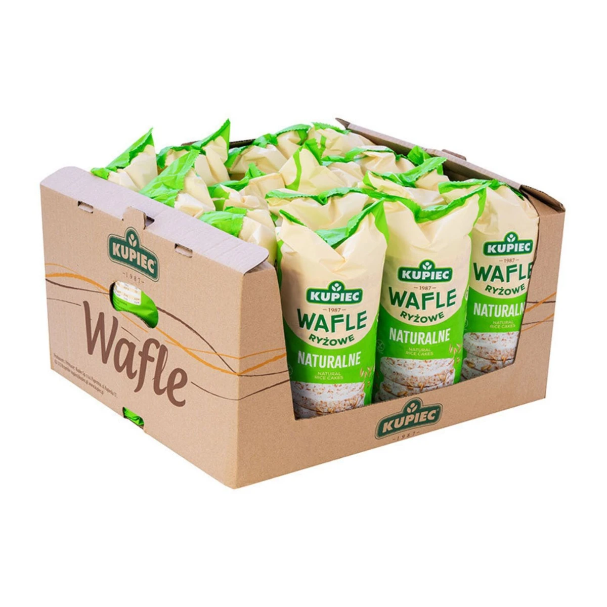 Zestaw 14 szt. wafle ryżowe naturalne, Kupiec