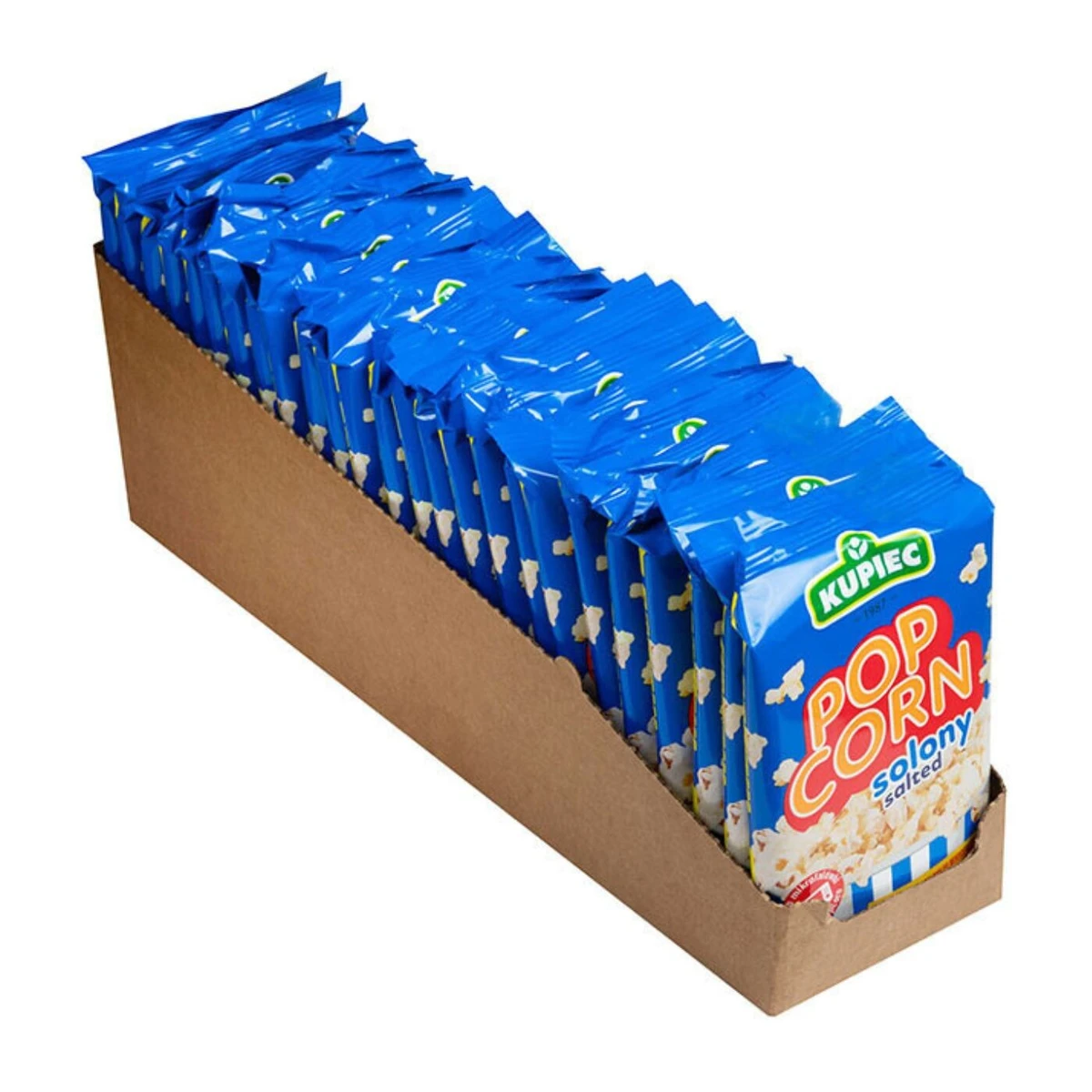 Zestaw 25 szt. popcorn solony, Kupiec  