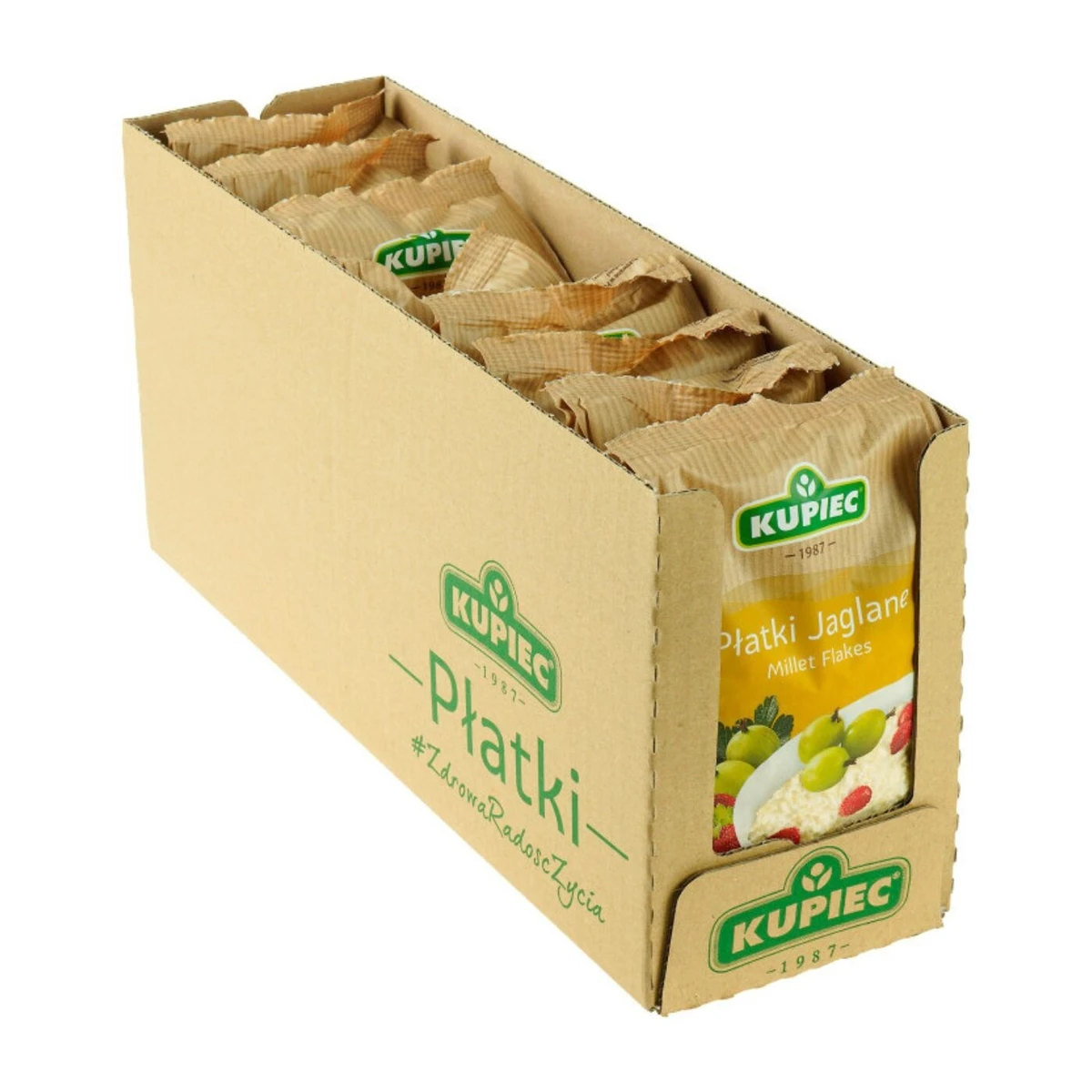 Zestaw 8 szt. płatki jaglane, Kupiec