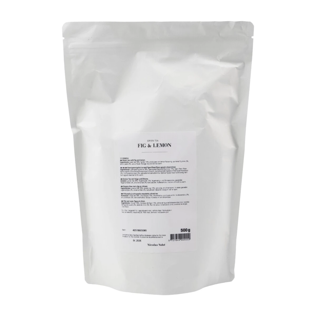 Zielona herbata, figi i cytryna, 500g, Nicolas Vahé