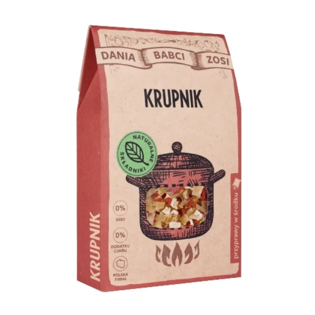 Zupa krupnik 100% naturalny skład, 90 g, Dania Babci Zosi 