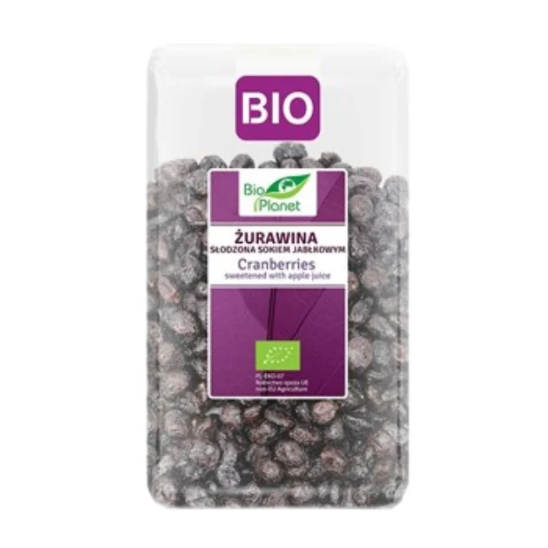 Żurawina słodzona sokiem jabłkowym Bio, 1 kg, Bio Planet
