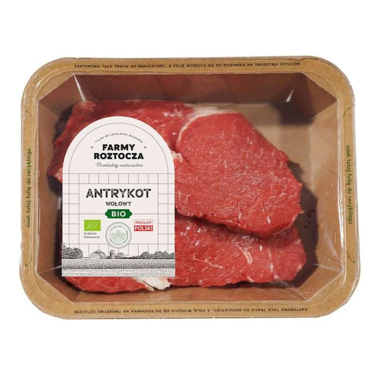Antrykot wołowy Bio 300g, Farmy Roztocza