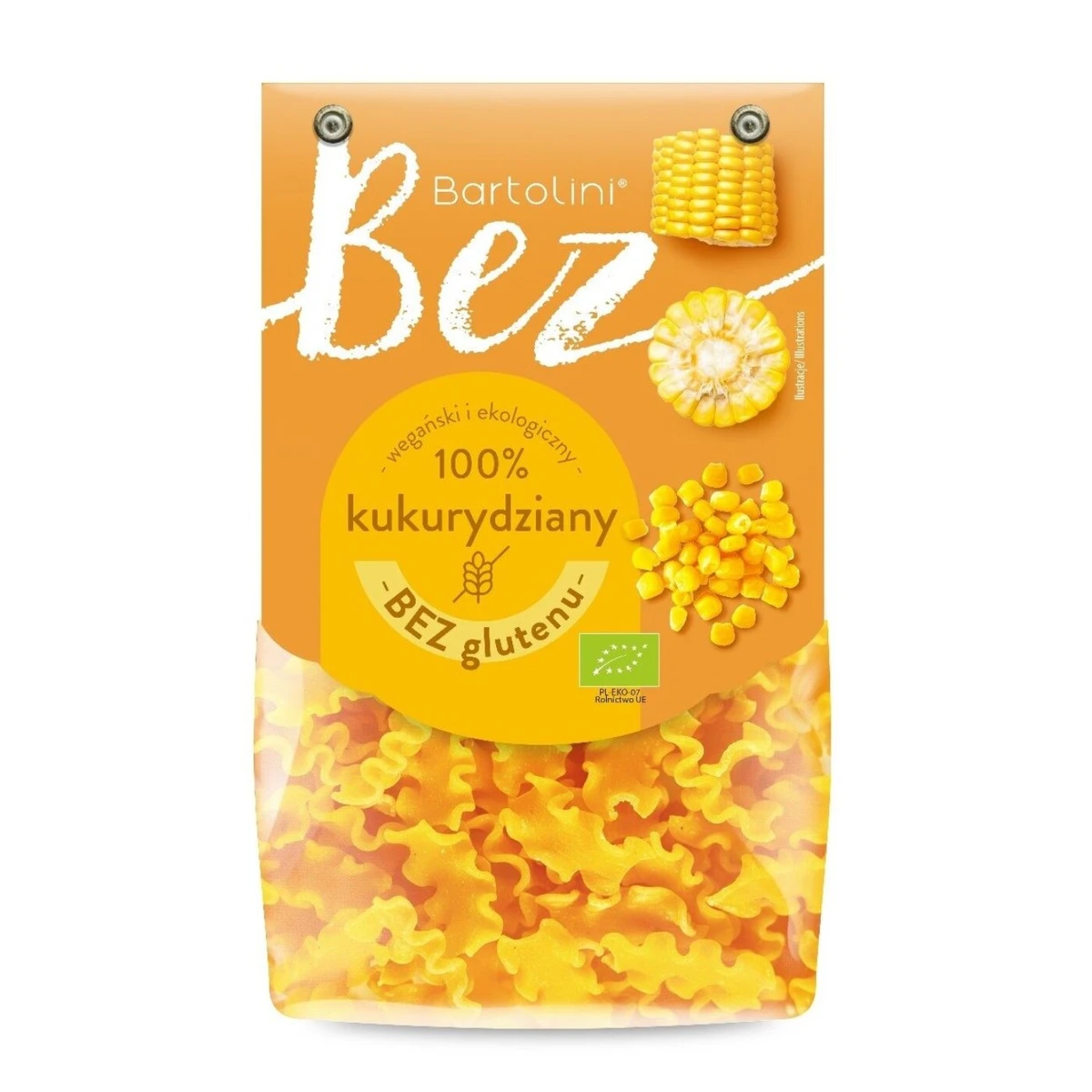 Makaron kukurydziany Fala Bio, Bartolini