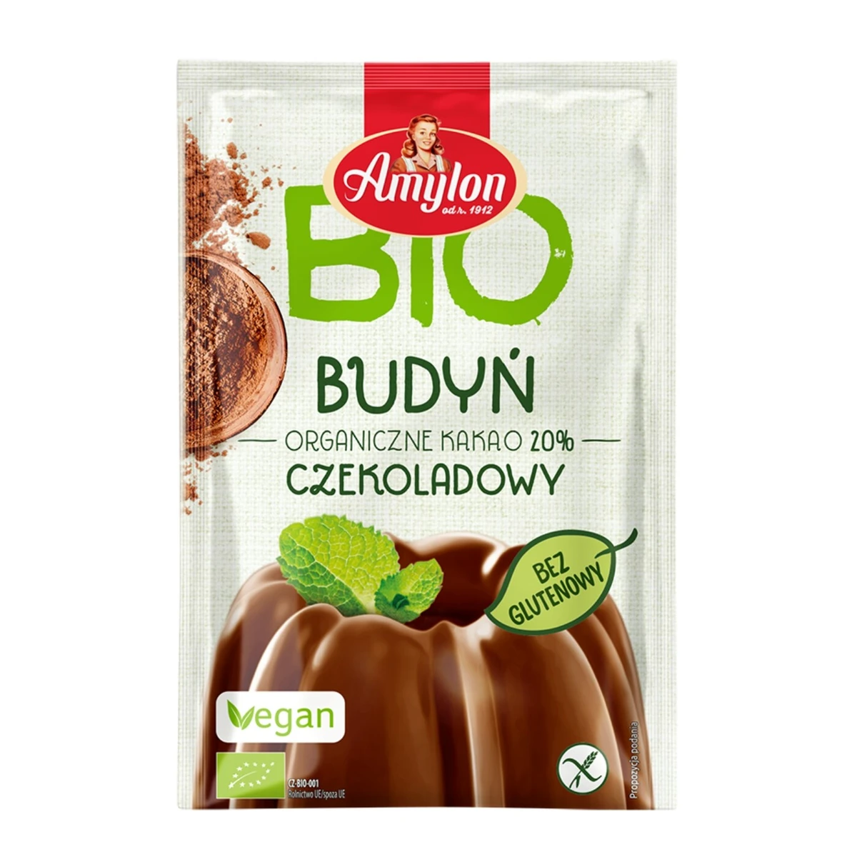 Budyń o smaku czekoladowym bezglutenowy BIO