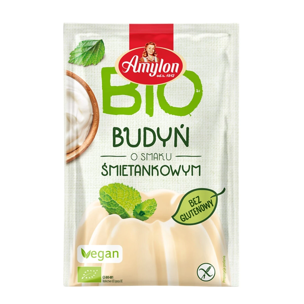 Budyń o smaku śmietankowym bezglutenowy BIO