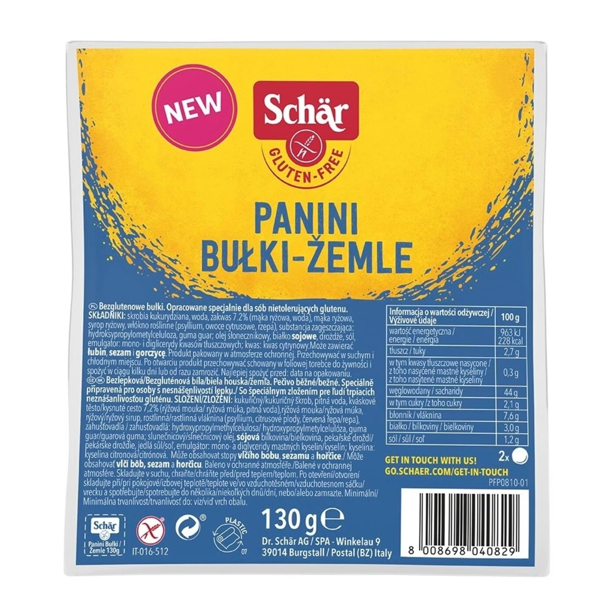 Bułki bezglutenowe, Schär