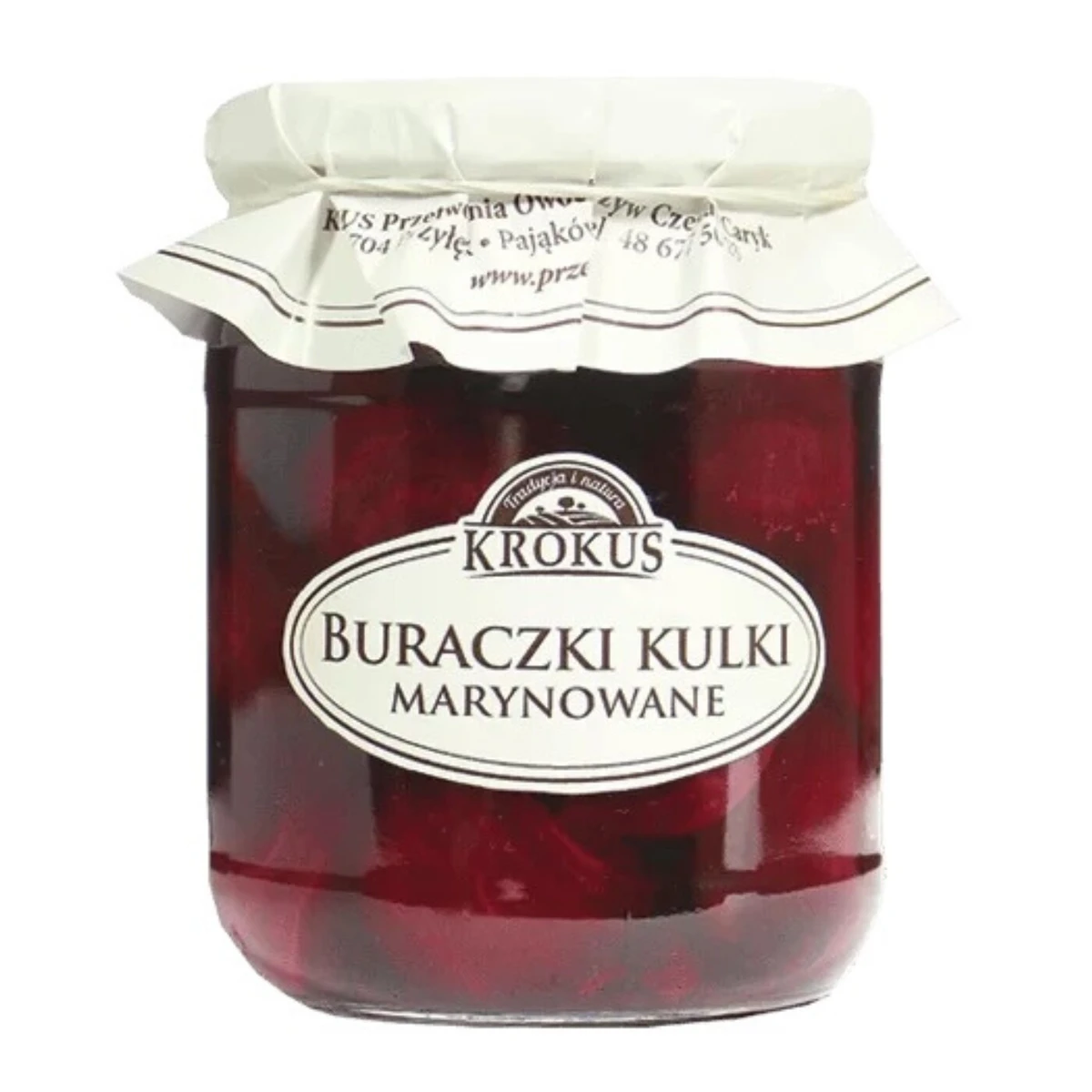 Buraczki kulki marynowane, Krokus