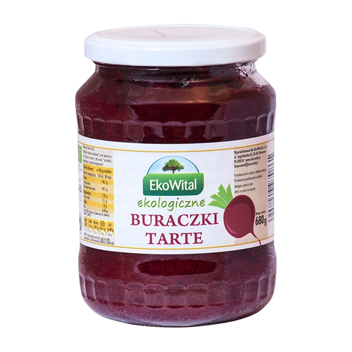Buraczki tarte Bio, EkoWital