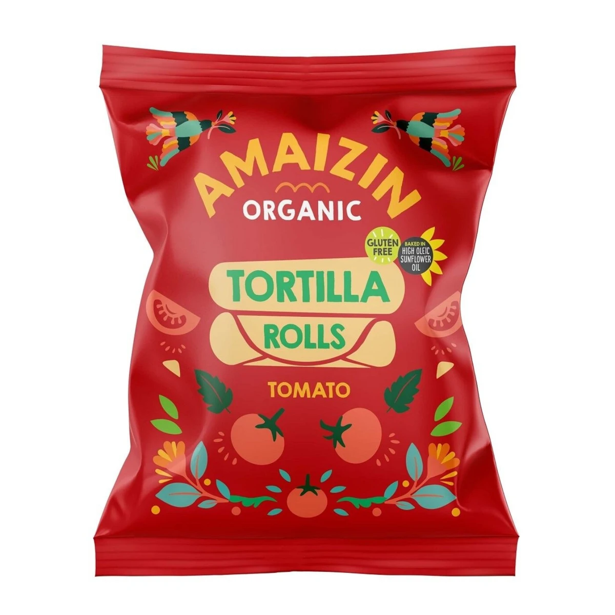 Chipsy tortilla kukurydziane pomidorowe bezglutenowe