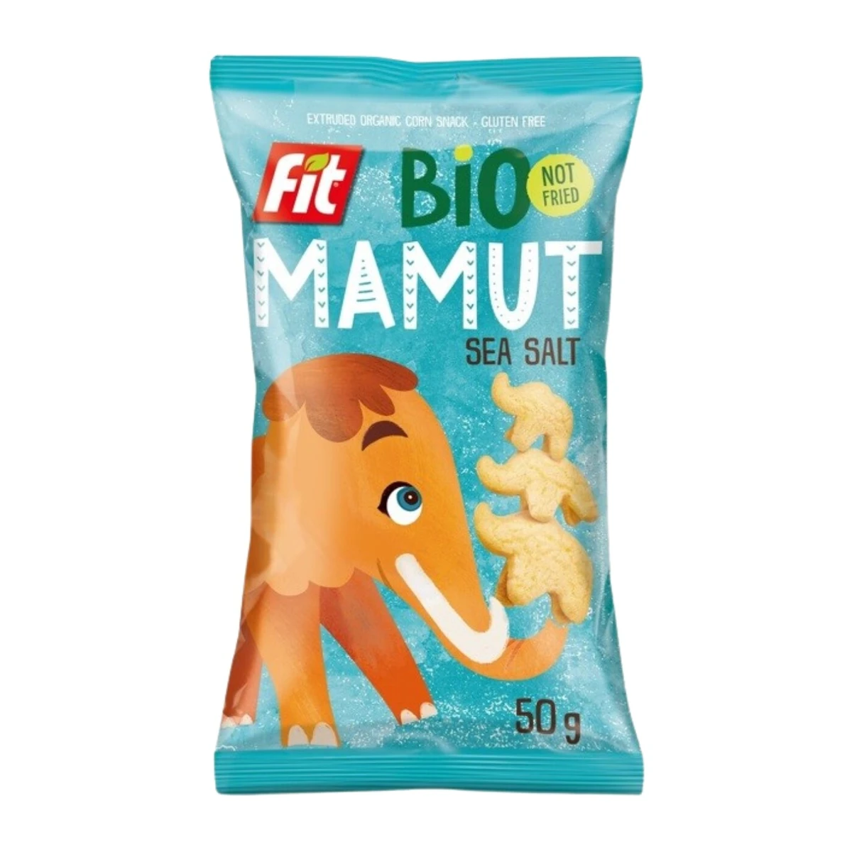 Chrupki kukurydziane z solą morską bezglutenowe BIO