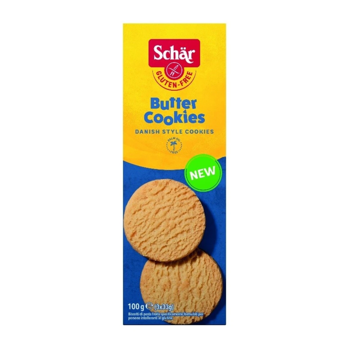 Butter cookies - ciastka maślane, bezglutenowe, Schär