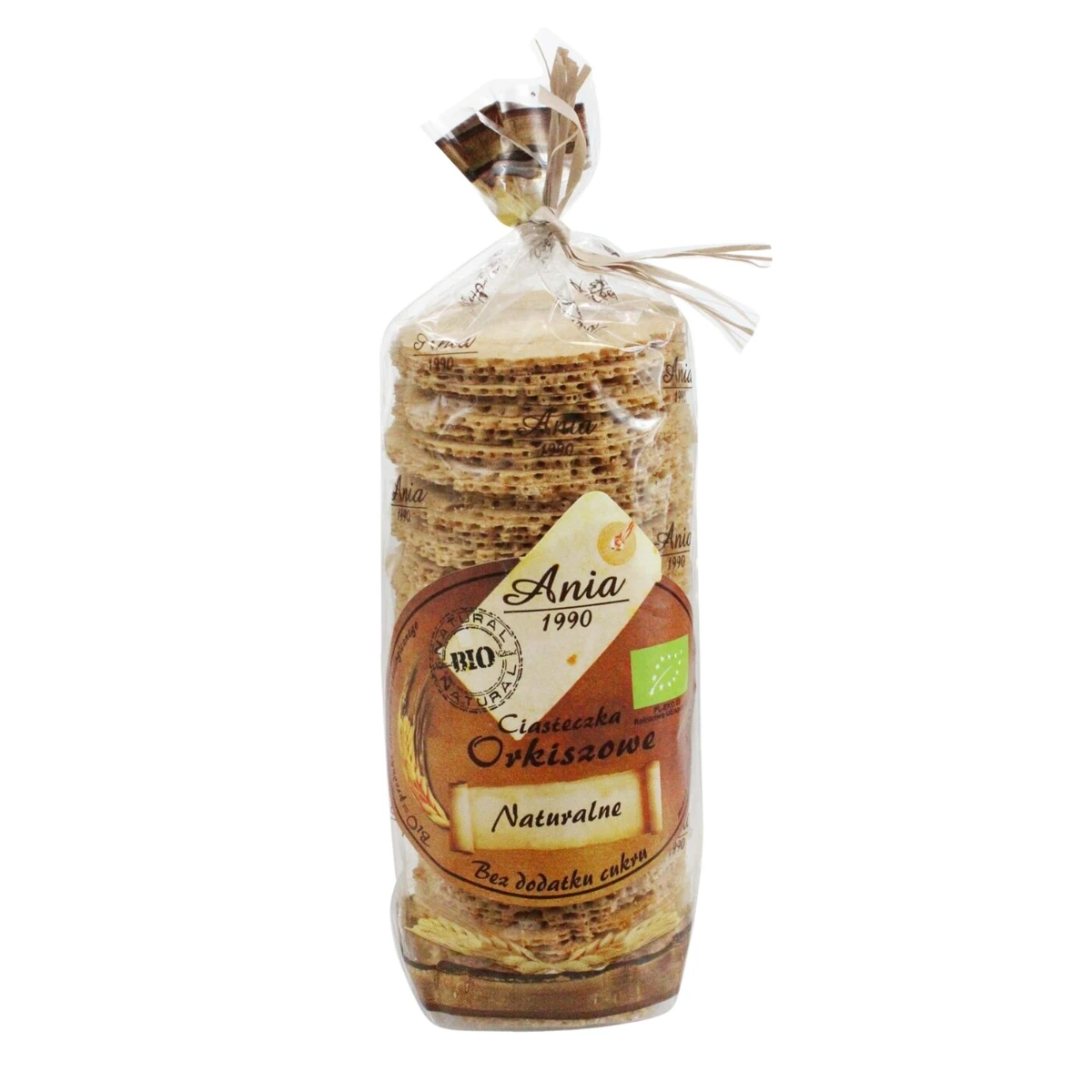 Ciasteczka orkiszowe naturalne bez dodatku cukru Bio, Ania