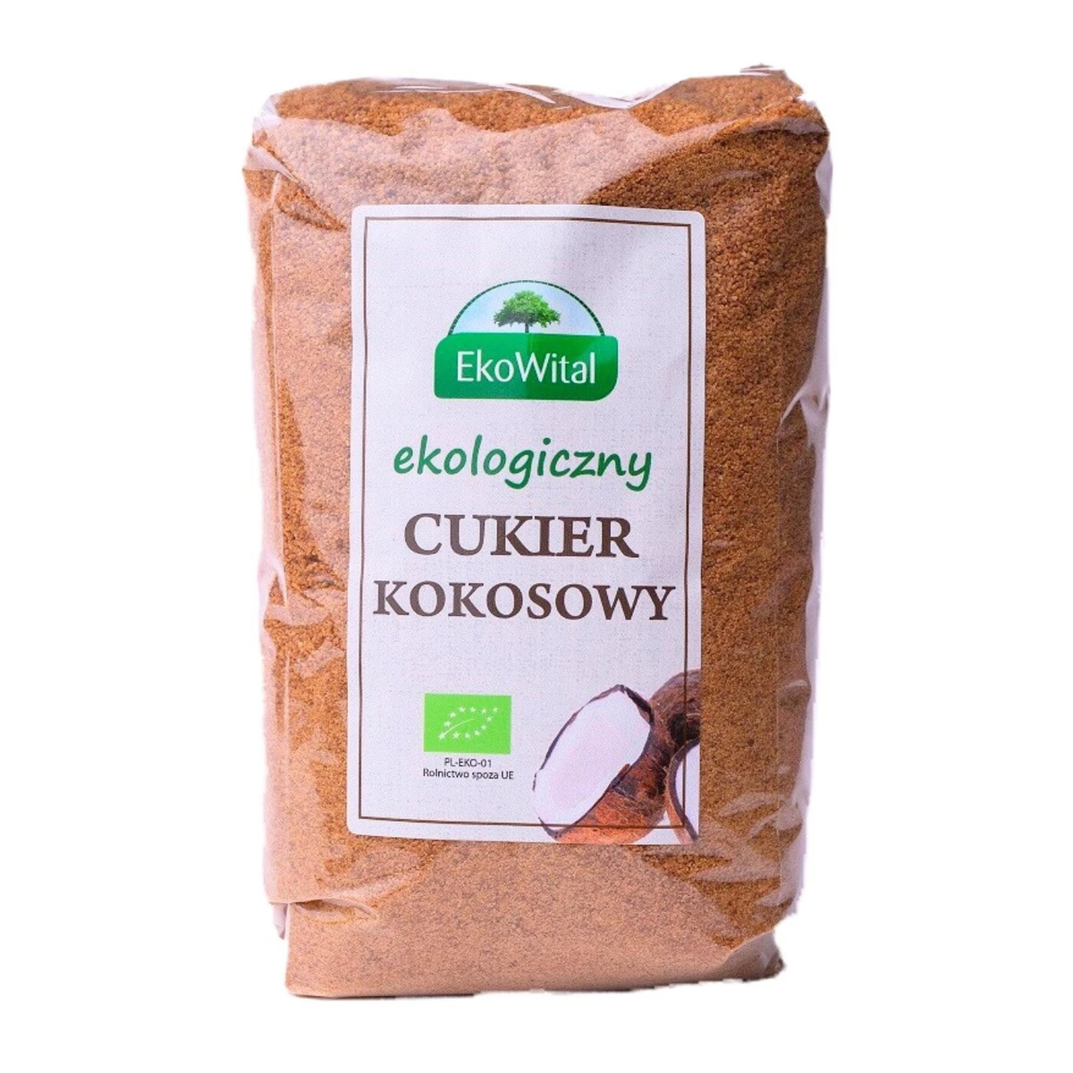 Cukier kokosowy Bio, 1 kg, EkoWital