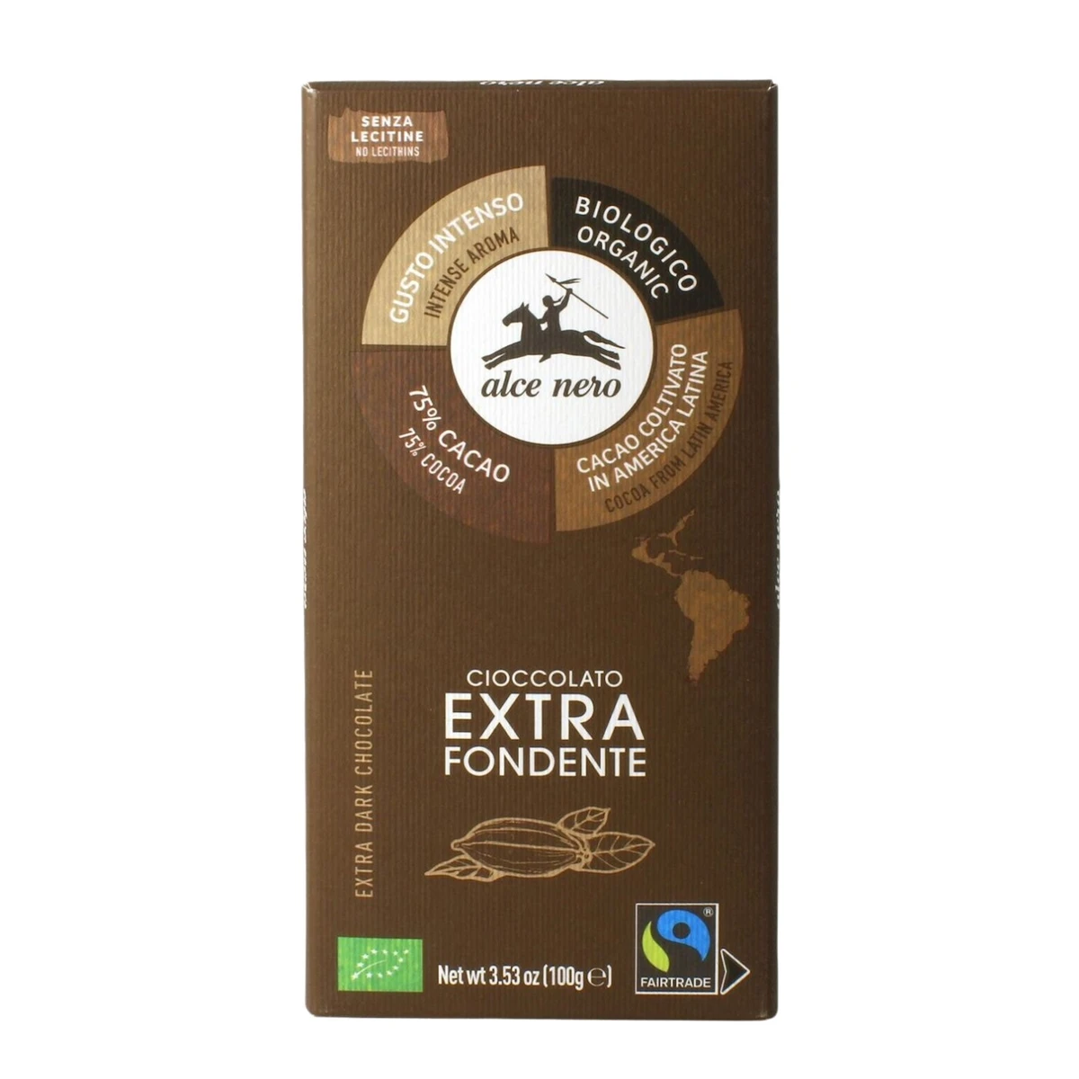 Czekolada gorzka 75% FAIR TRADE BEZGLUTENOWA BIO