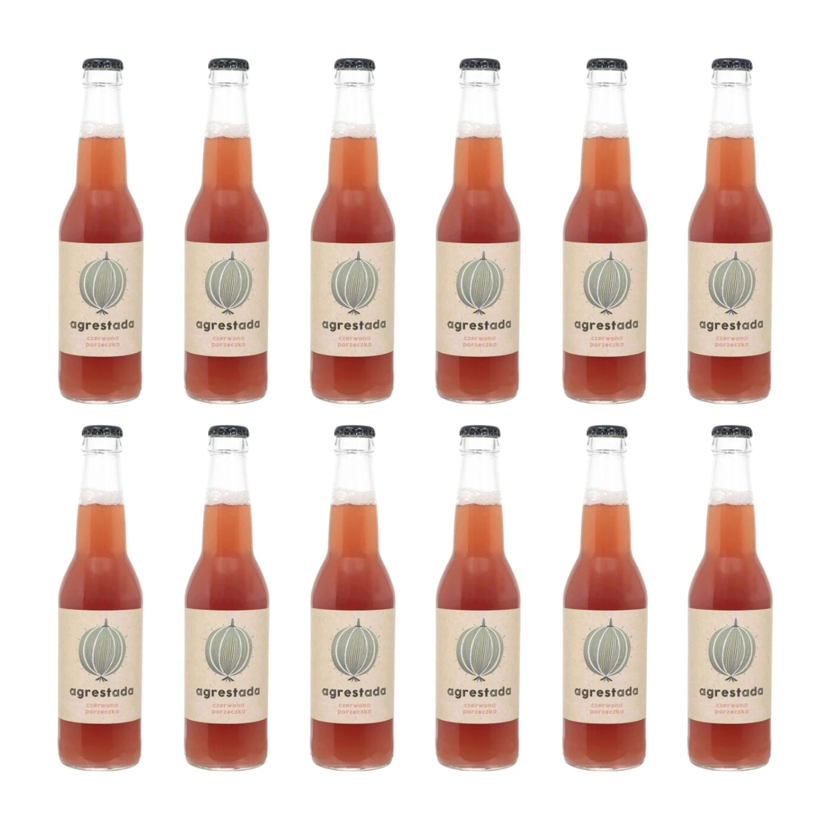 Agrestada czerwona porzeczka, 12 szt., Owocowe Smaki