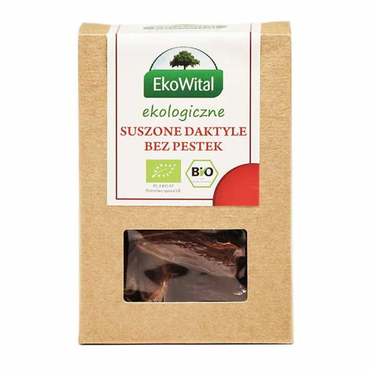 Daktyle suszone bez pestek Bio, EkoWital