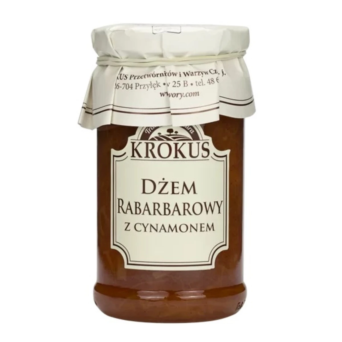 Dżem rabarbarowy z cynamonem, Krokus