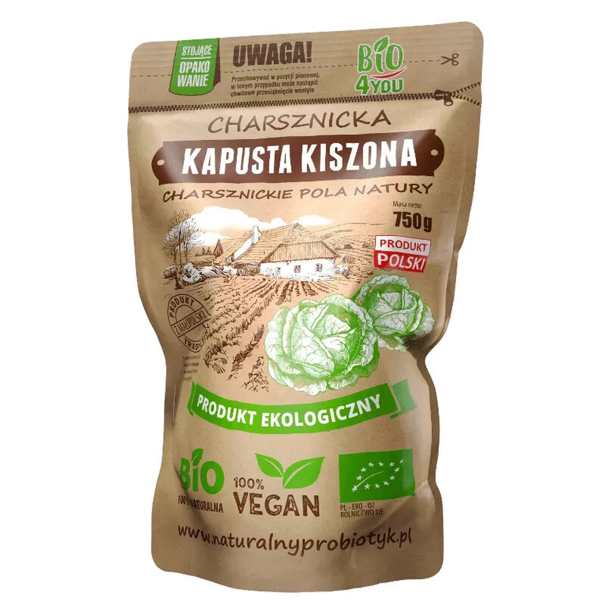 Kapusta kiszona Bio, Charsznickie Pola Natury