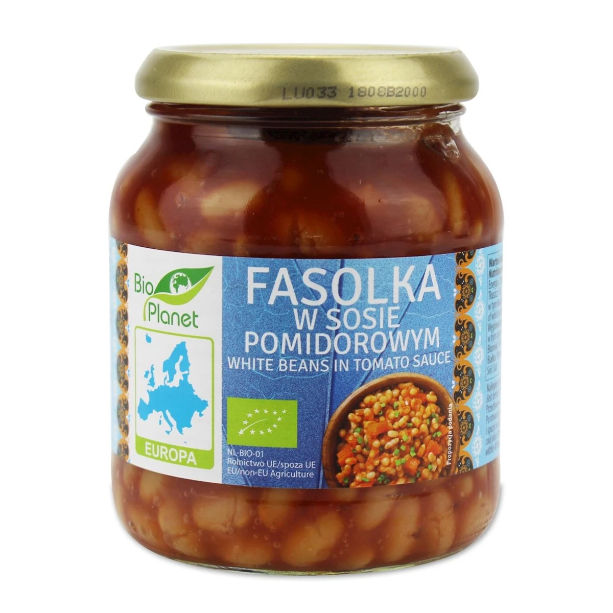 Fasolka w sosie pomidorowym Bio, Bio Planet