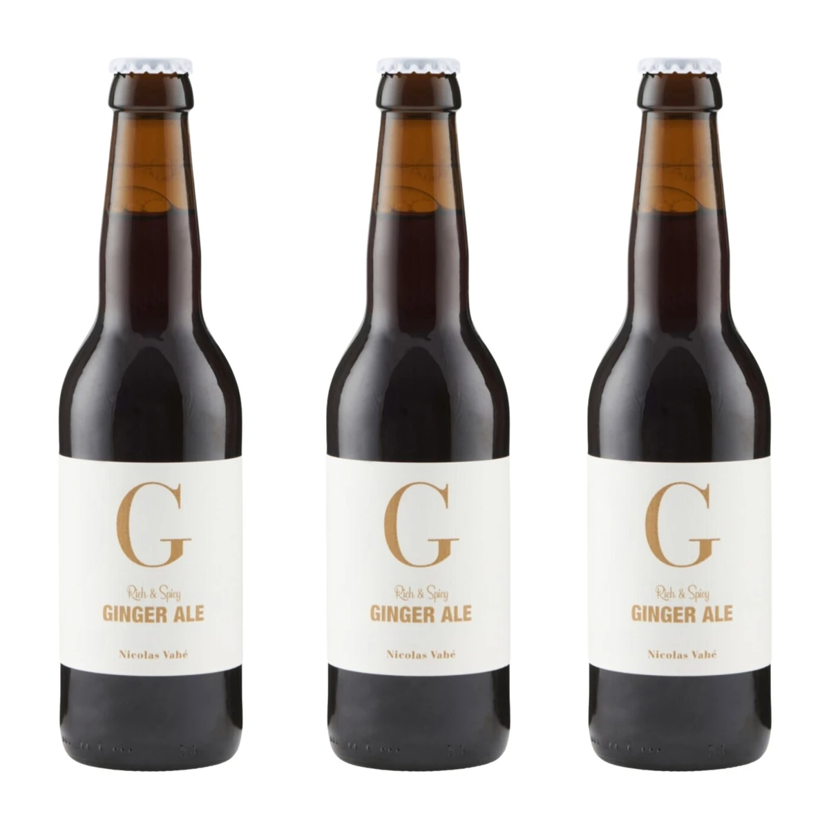 Ginger ale, 3 szt., Nicolas Vahé