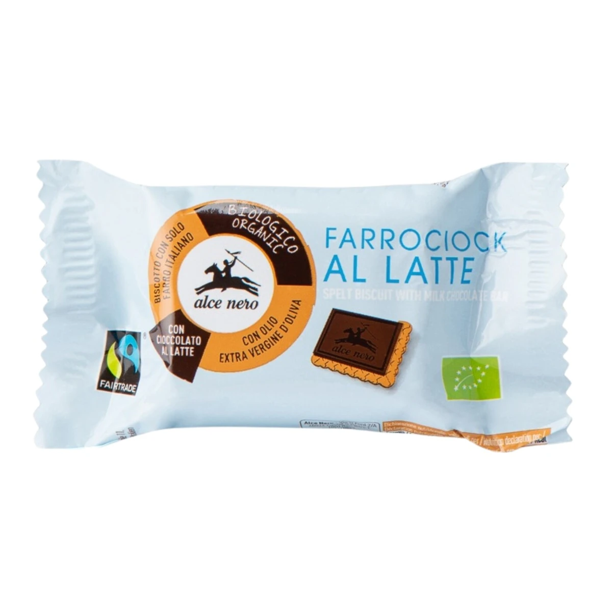 Herbatniki orkiszowe z mleczną czekoladą FAIR TRADE BIO 