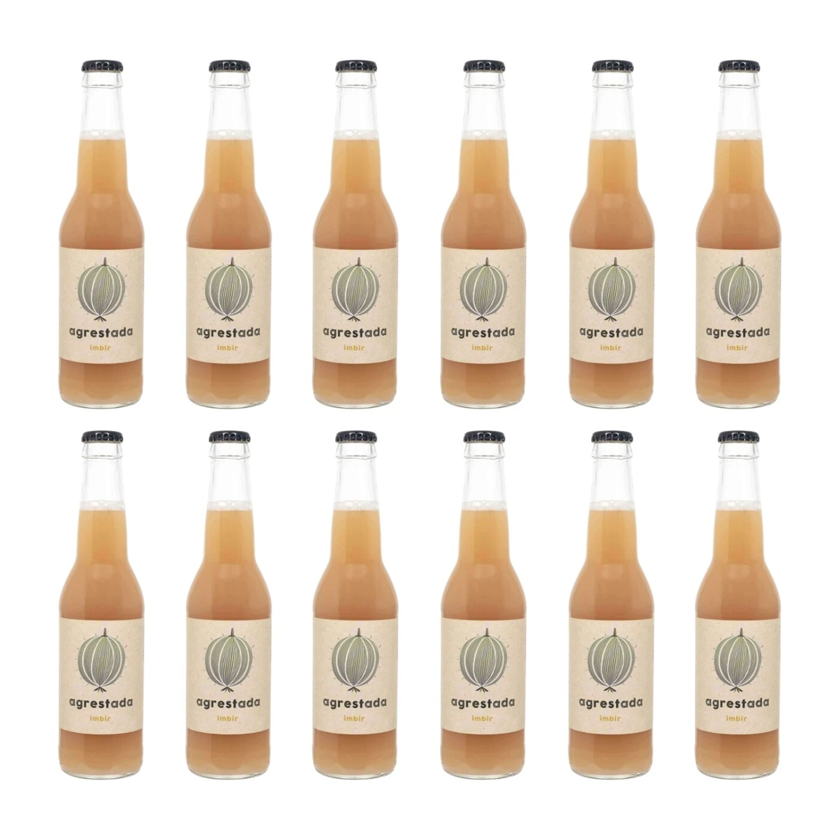 Agrestada imbir, 12 szt., Owocowe Smaki