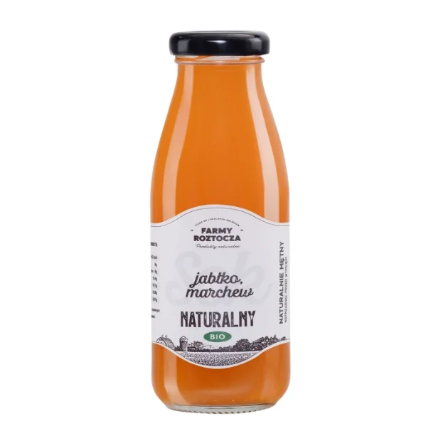 Sok jabłko marchew Bio, 250 ml, Farmy Roztocza