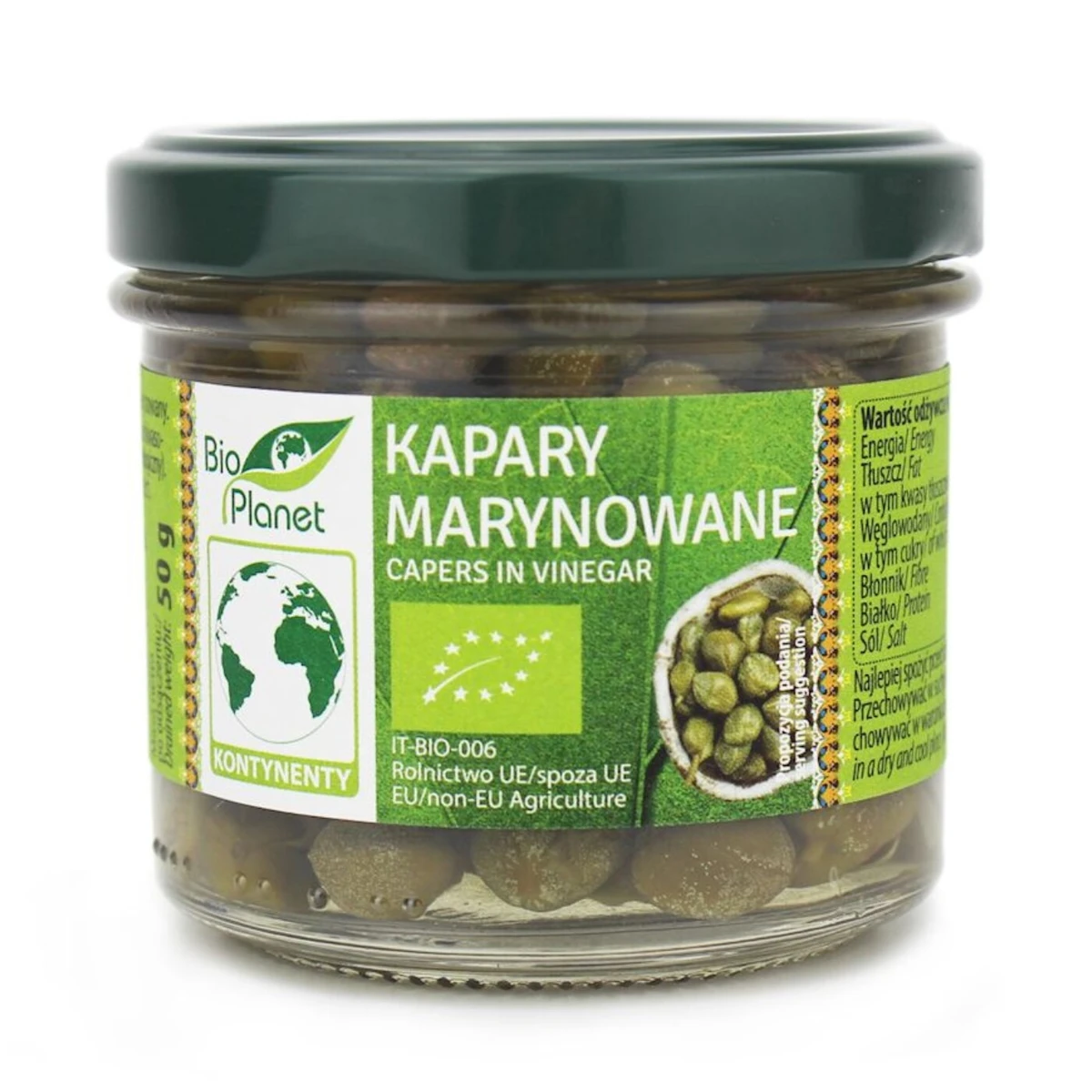 Kapary marynowane BIO