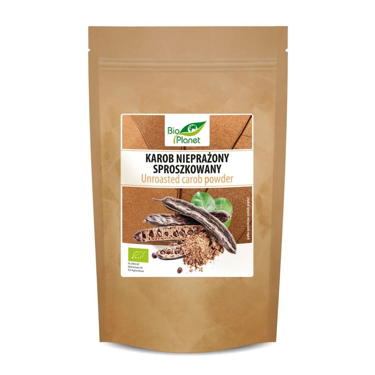 Karob nieprażony sproszkowany BIO 200 g