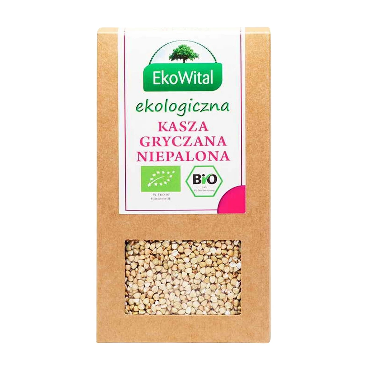 Kasza gryczana niepalona Bio, 500g, EkoWital