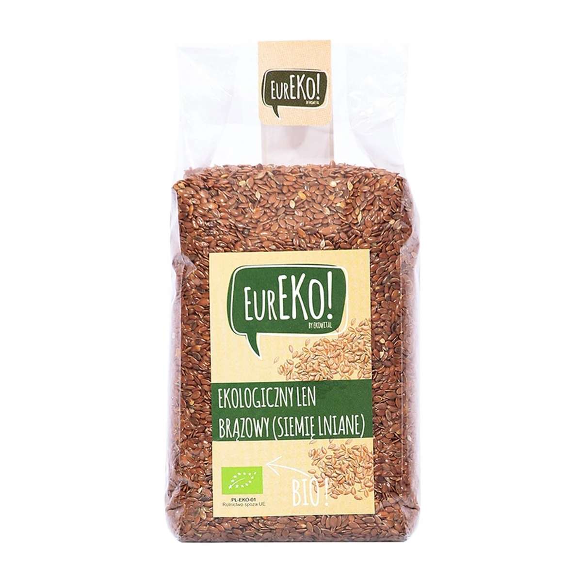Len brązowy (Siemię lniane) Bio, EurEko