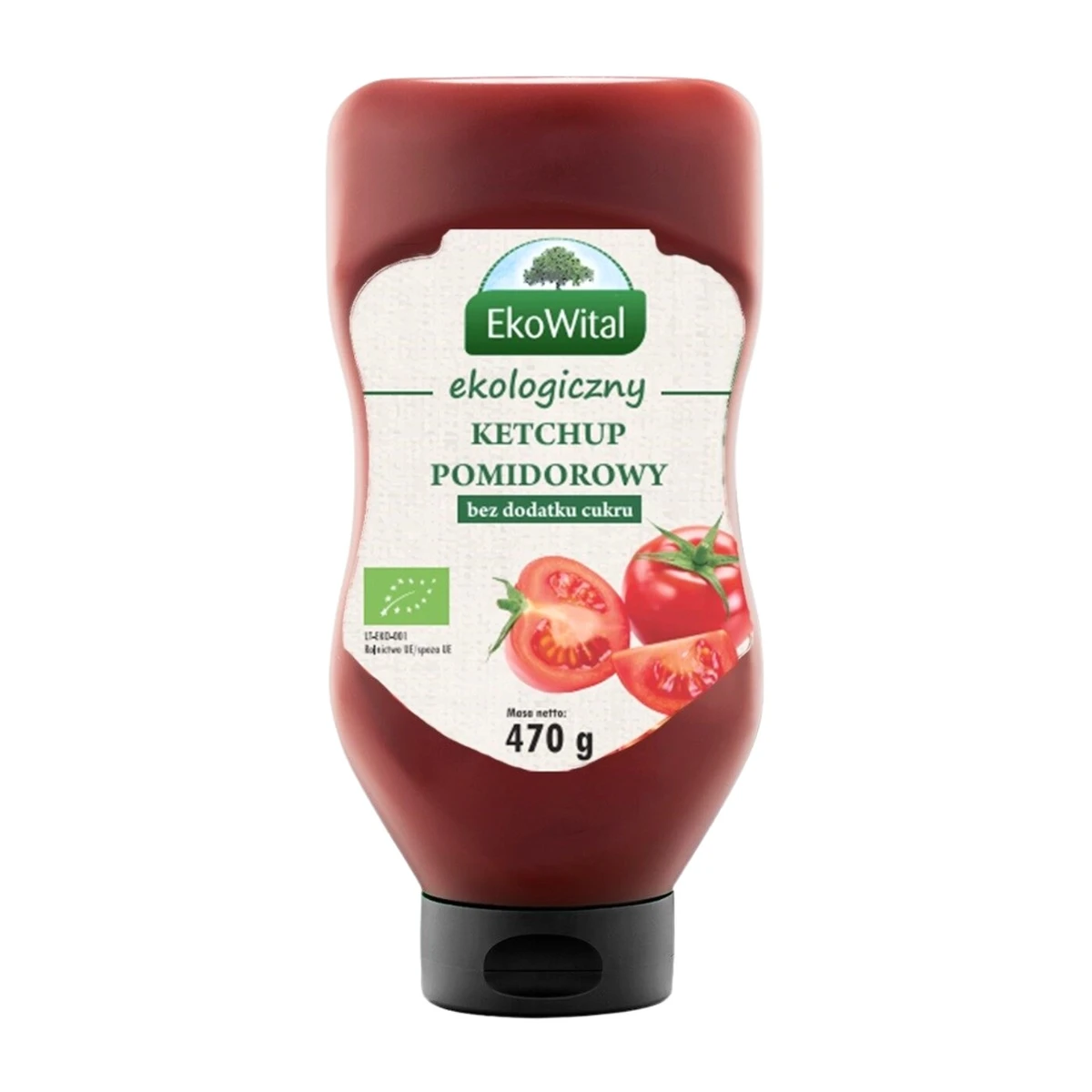 Ketchup bez dodatku cukru Bio, EkoWital