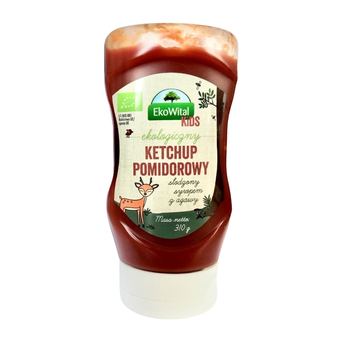 Ketchup dla dzieci Bio, EkoWital