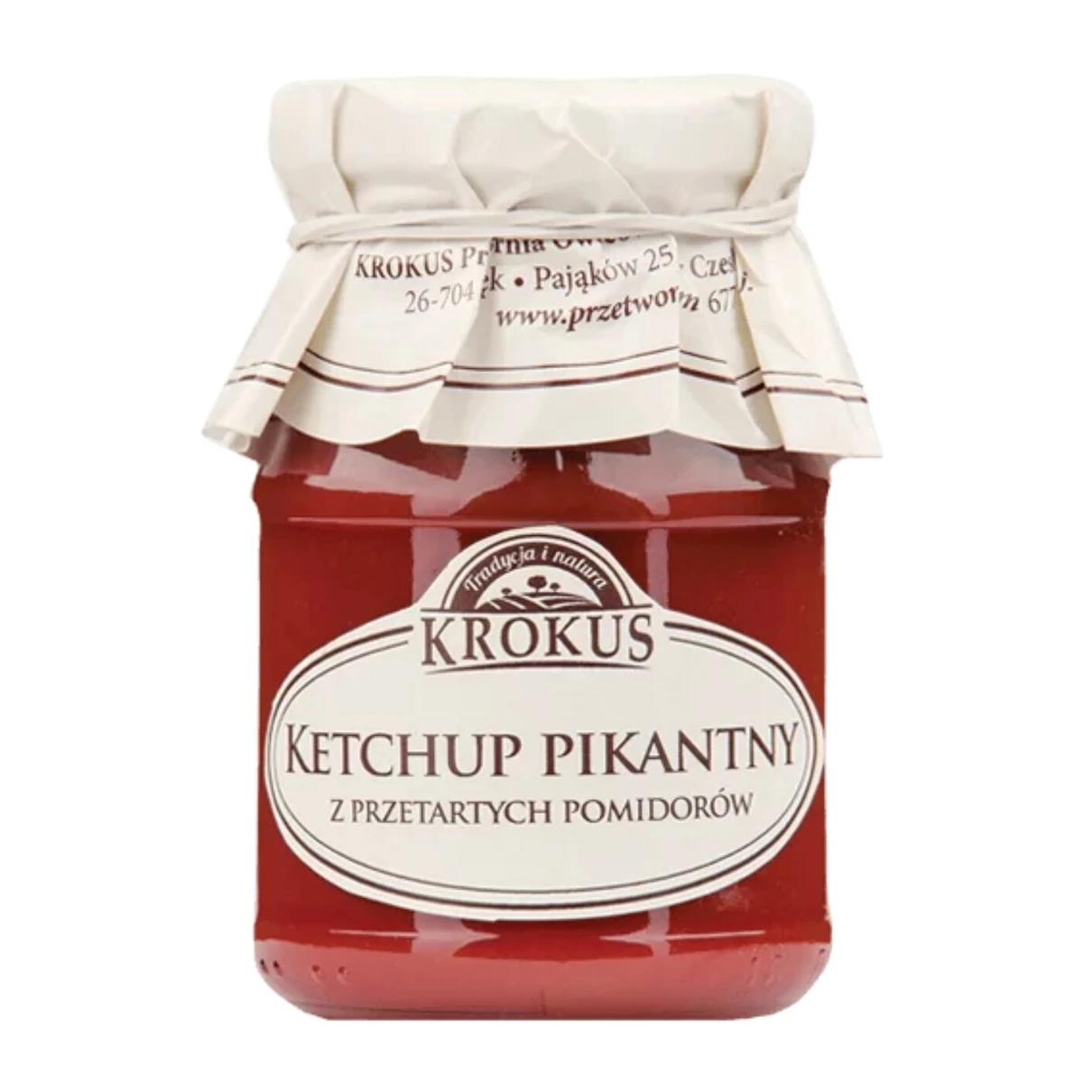 Ketchup pikantny z przetartych pomidorów, Krokus