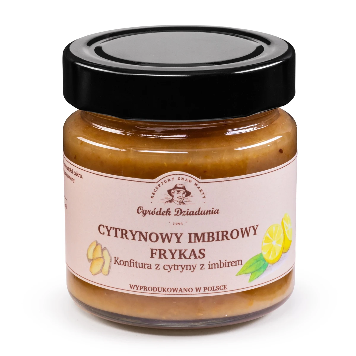 Konfitura z cytryny z imbirem - Cytrynowy imbirowy Frykas, Ogródek Dziadunia