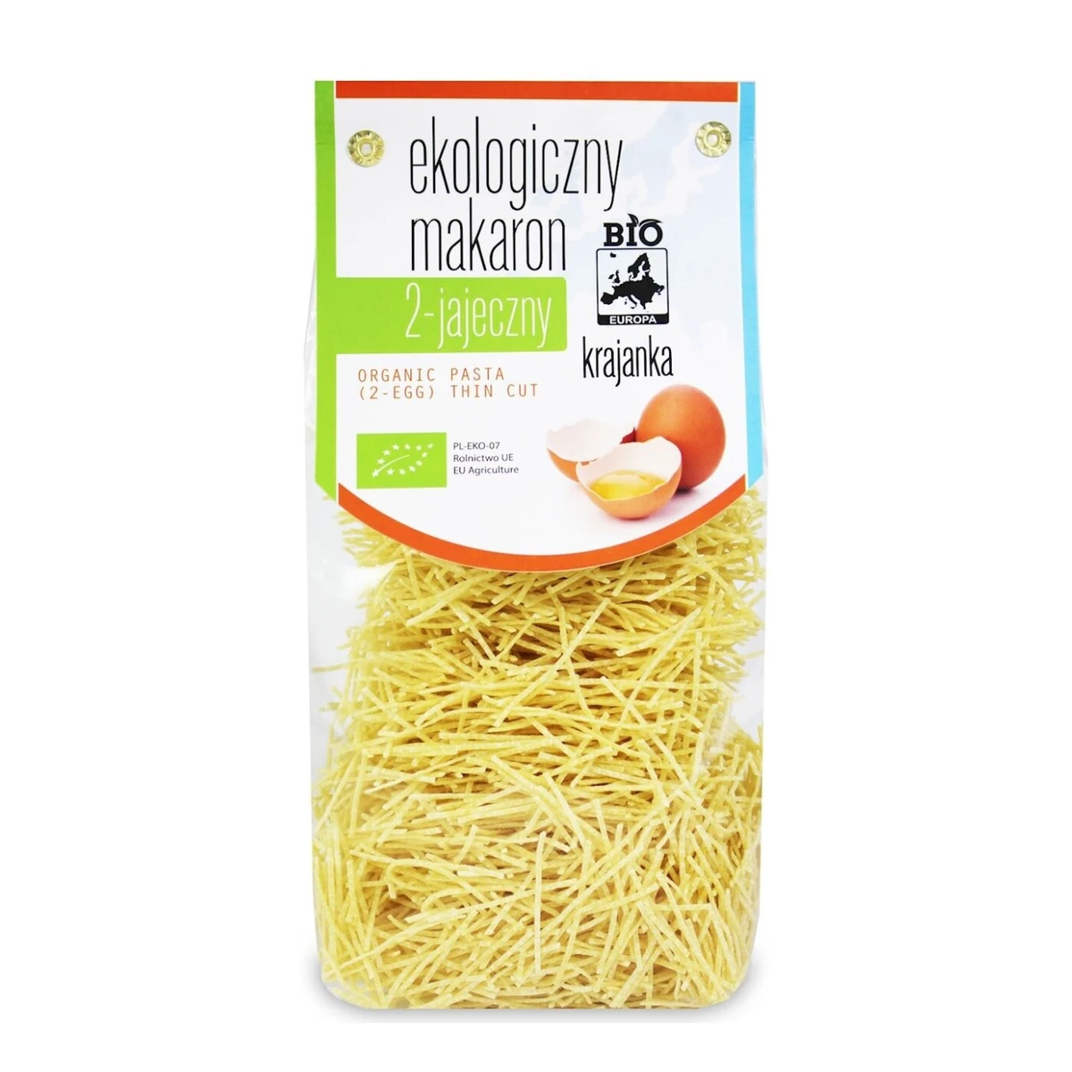 Makaron 2-jajeczny krajanka Bio, Bio Planet