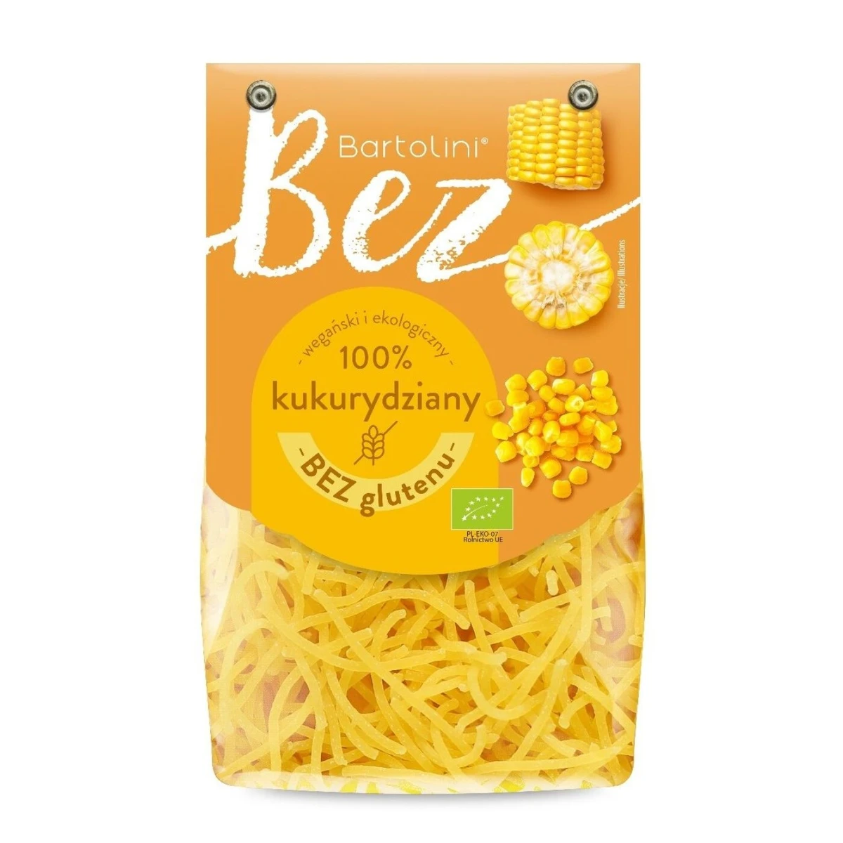 Makaron kukurydziany Krajanka Bio, Bartolini