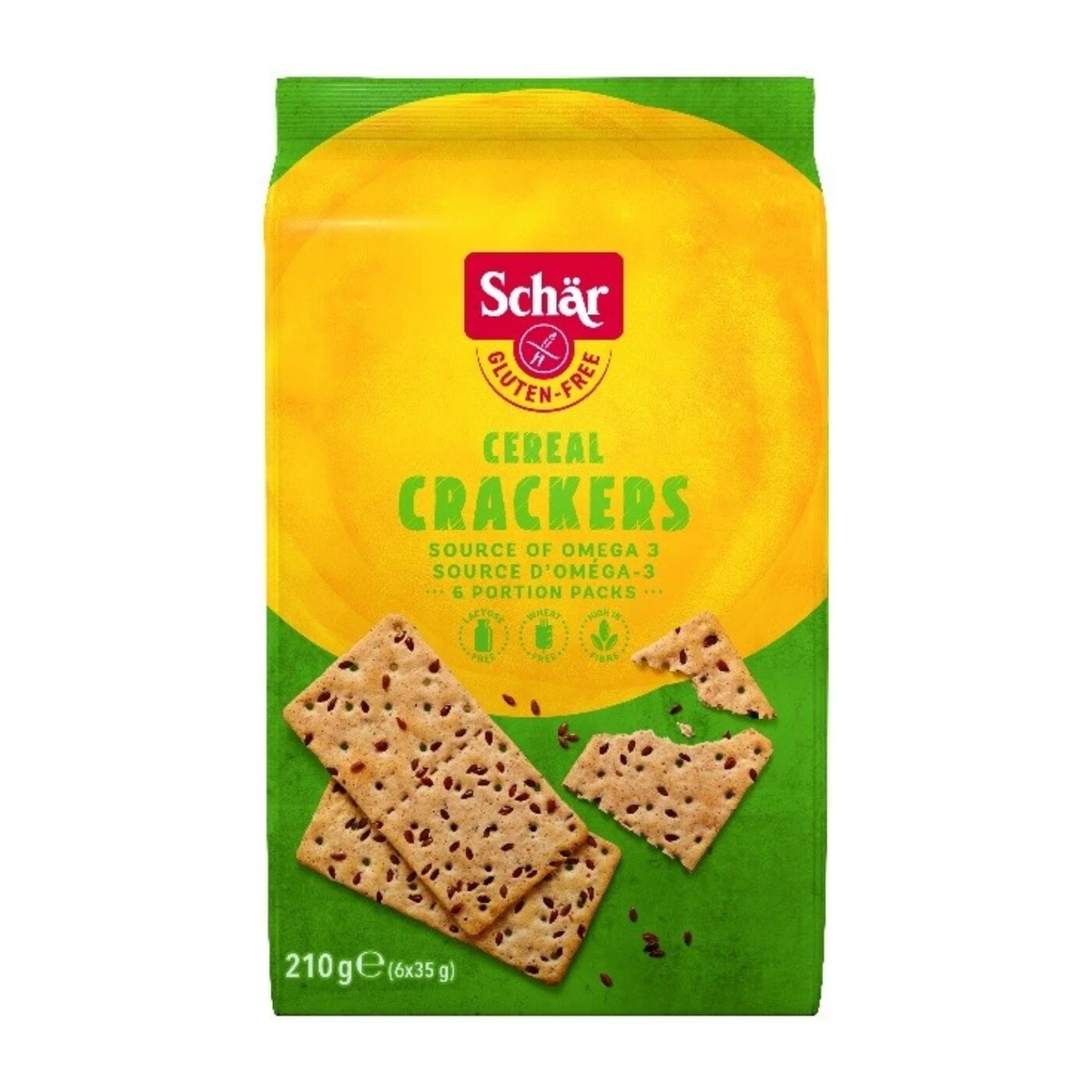 Cereal Crackers – Krakersy wieloziarniste, bezglutenowe, Schär