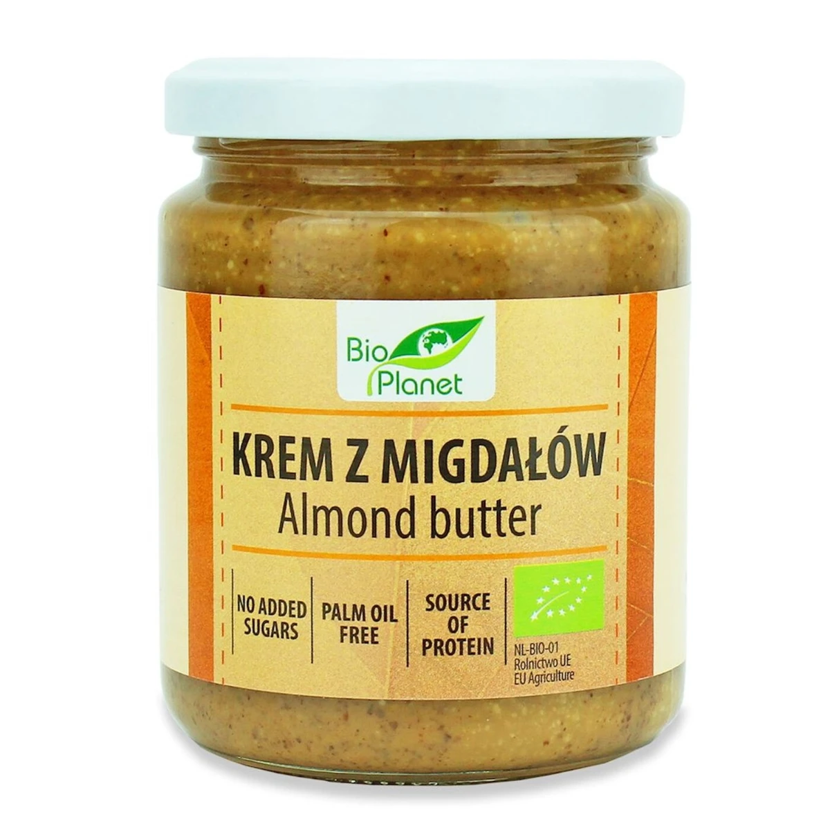 Krem z prażonych migdałów BIO