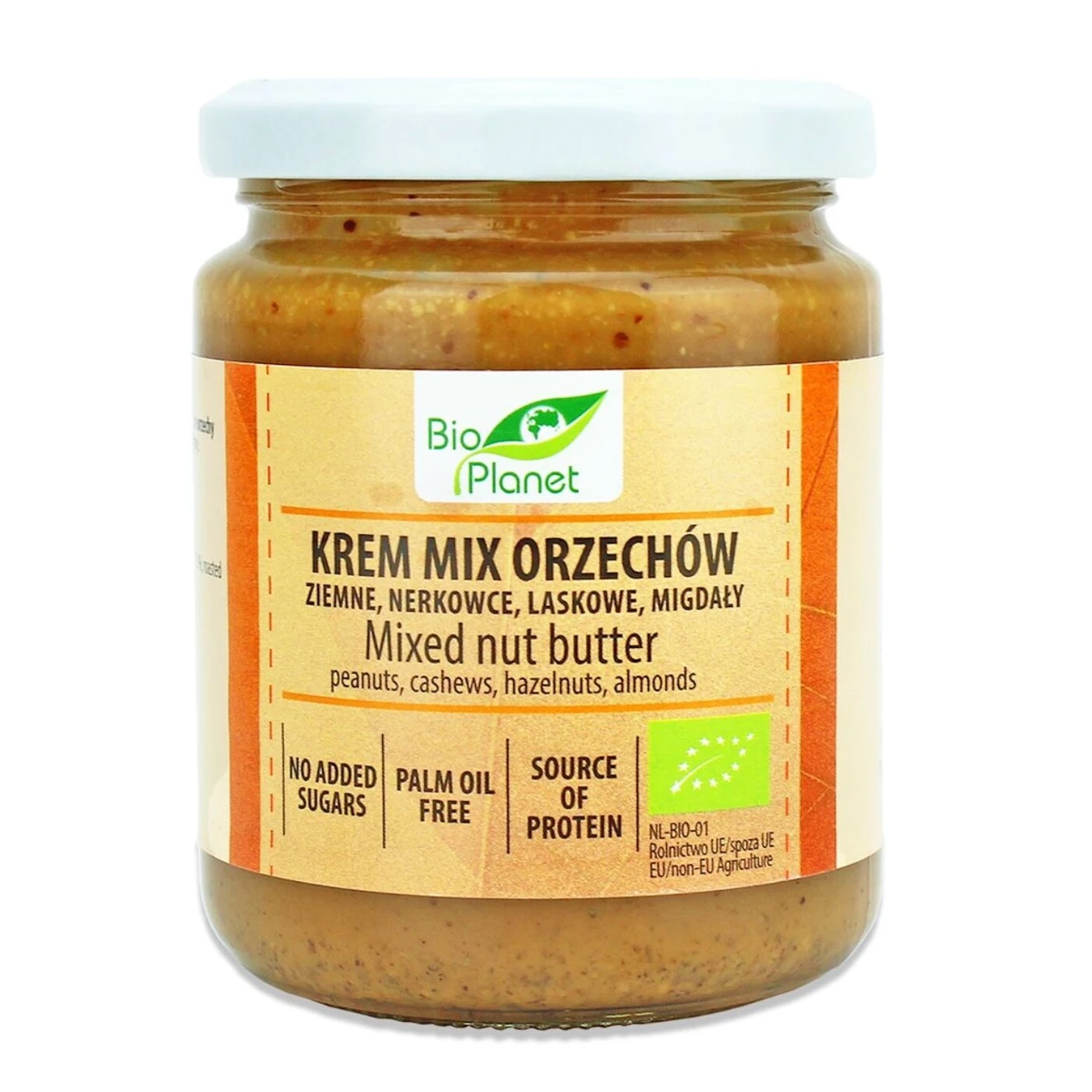 Krem orzechowy mix 4 orzechy BIO